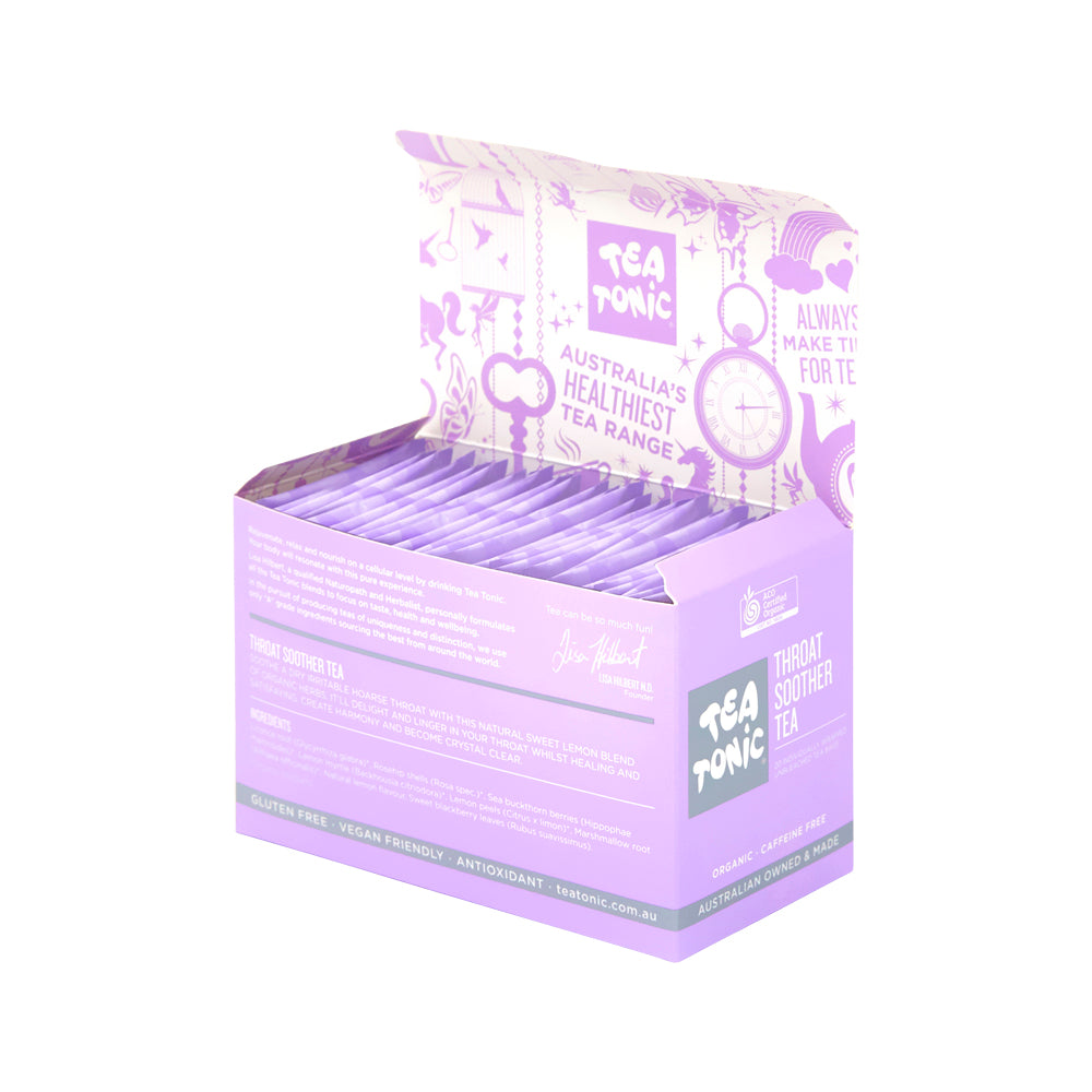 Tea Tonic Org Throat Soother Tea X 20 Tea Bags