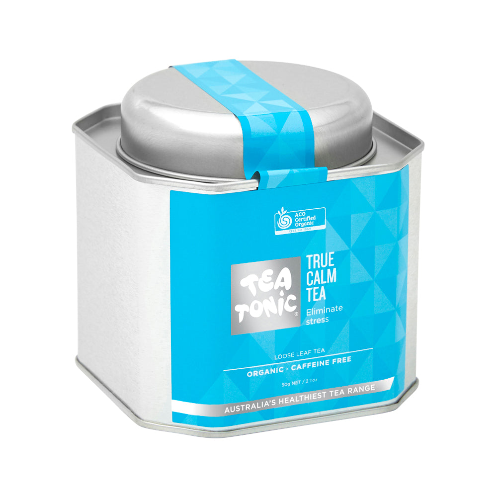 Tea Tonic Org True Calm Caddy Tin 50g