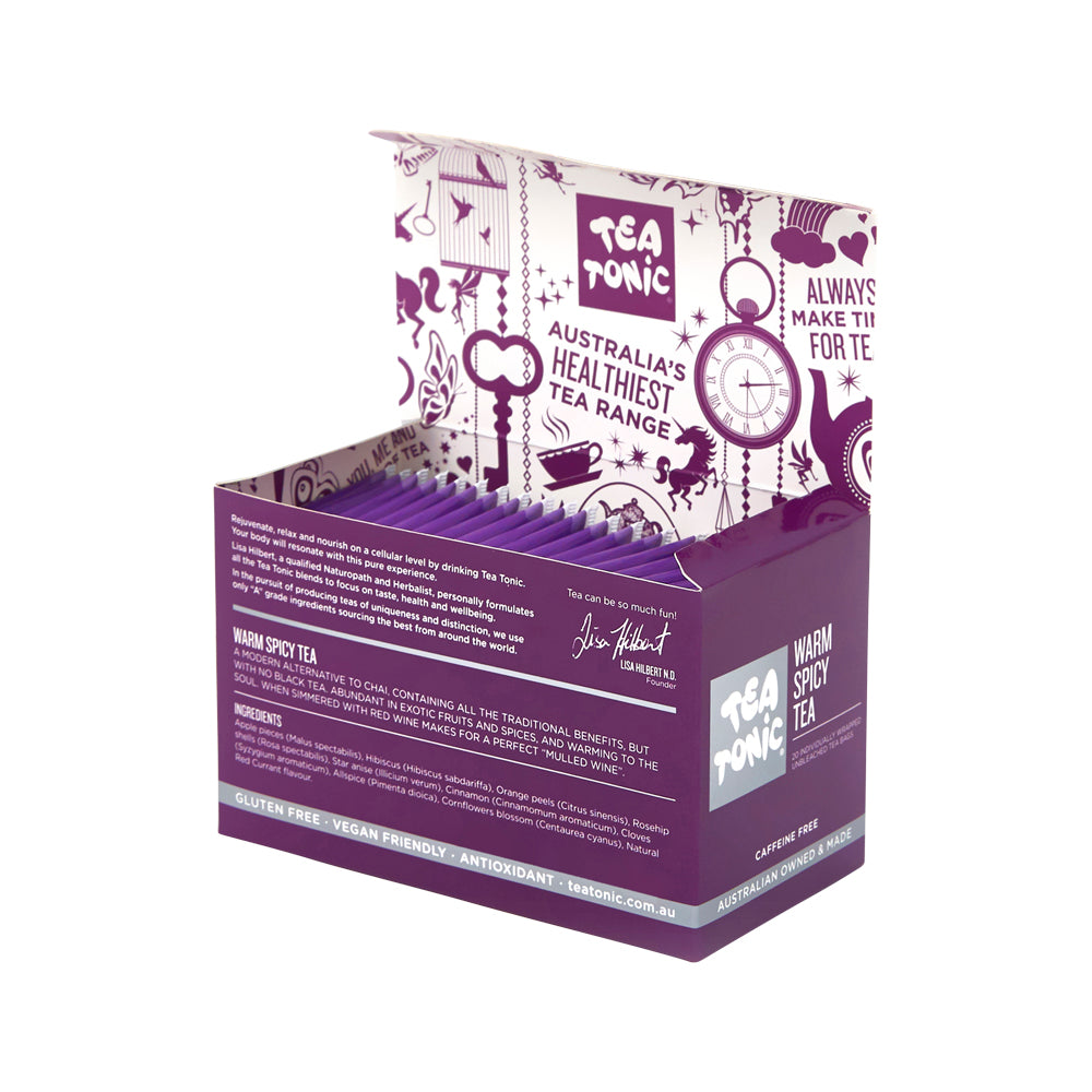 Tea Tonic Org Warm Spicy Tea X 20 Tea Bags
