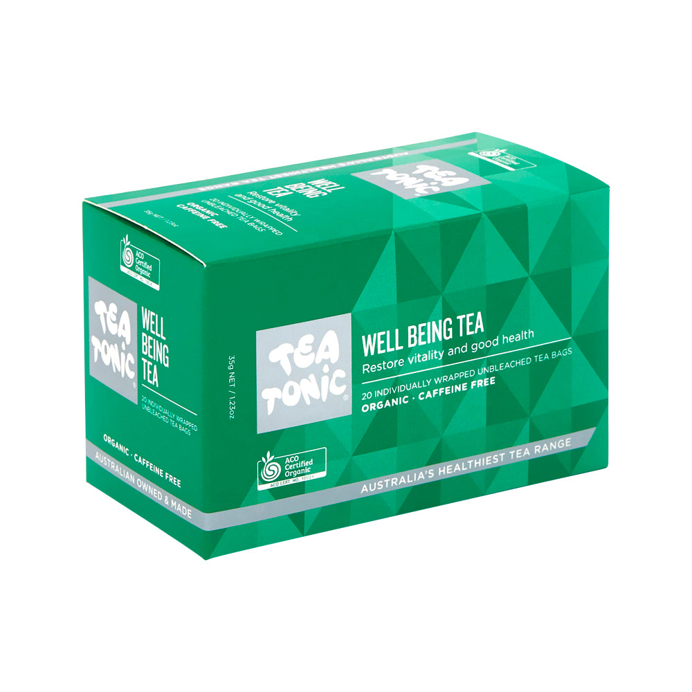 Tea Tonic Org Well Being Tea X 20 Tea Bags