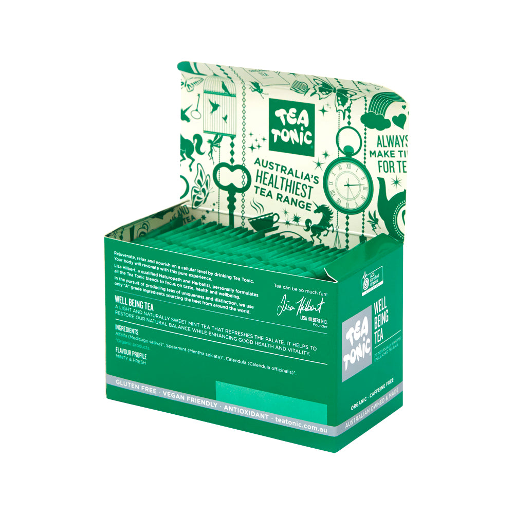 Tea Tonic Org Well Being Tea X 20 Tea Bags