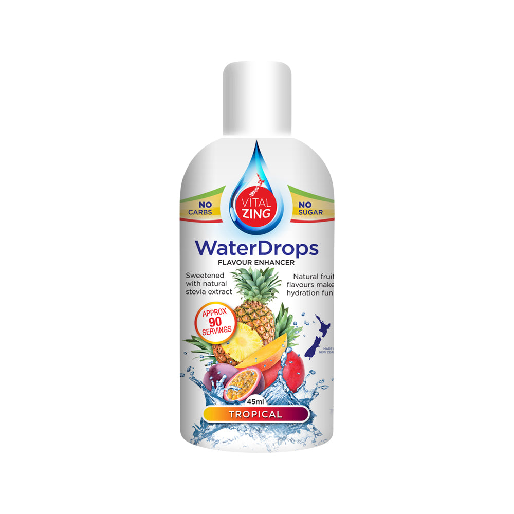 Vital Zing Water Drops (Flavour Enhancer with Stevia) Tropical 45ml