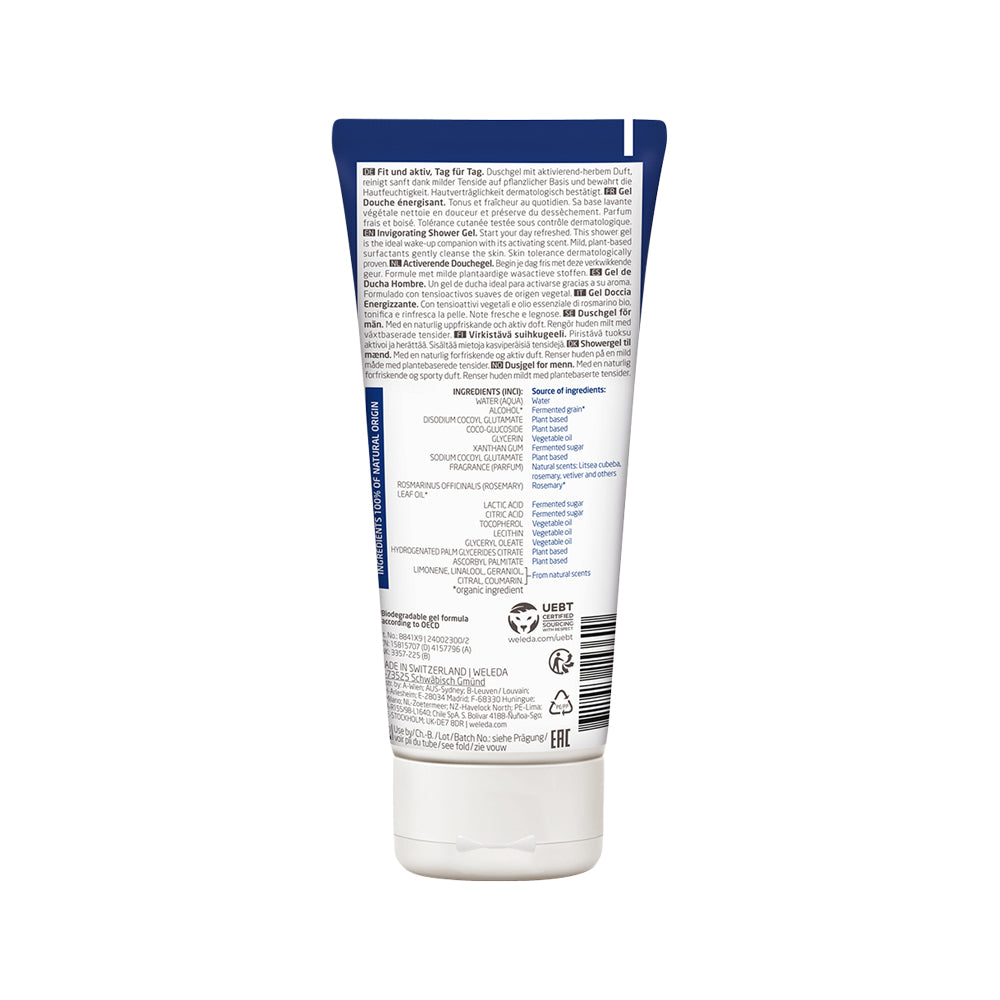 Weleda For Men Shower Gel Active Fresh 200ml