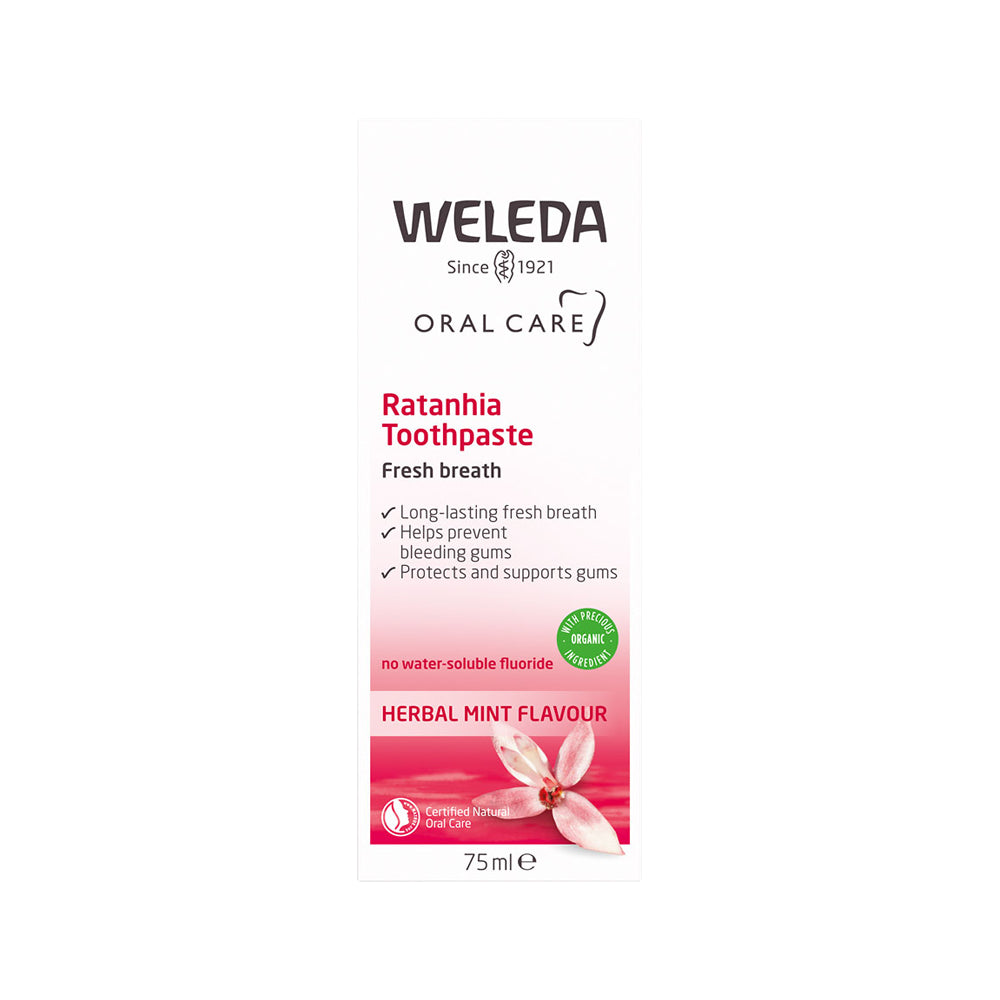 Weleda Oral Care Toothpaste Ratanhia -Herbal Mint- 75ml