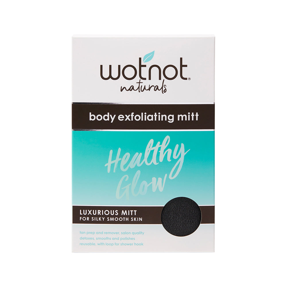 Wotnot Naturals Healthy Glow Body Exfoliating Mitt (for silky smooth skin)
